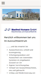 Mobile Screenshot of manfred-homann.de